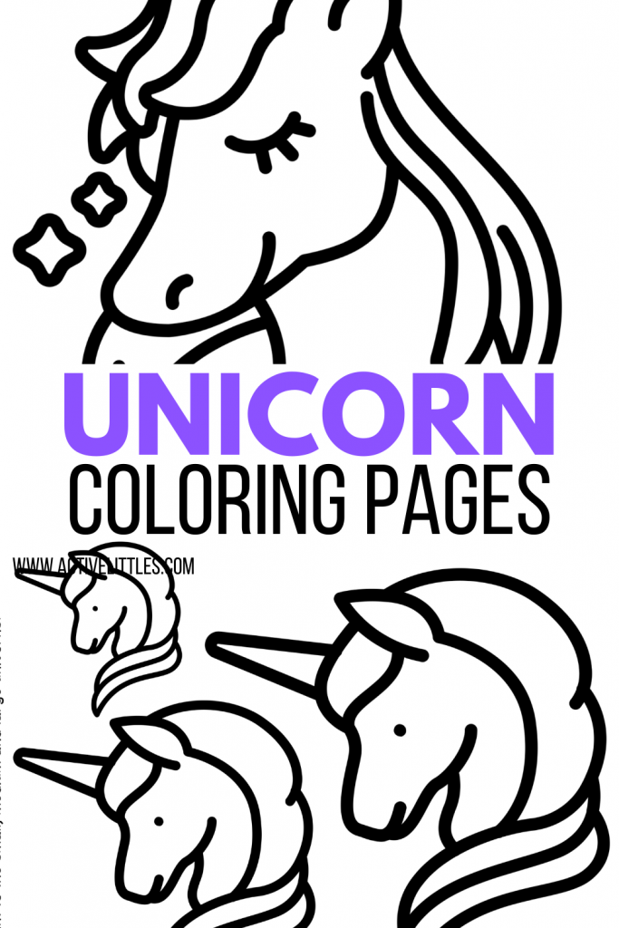 Free unicorn coloring page