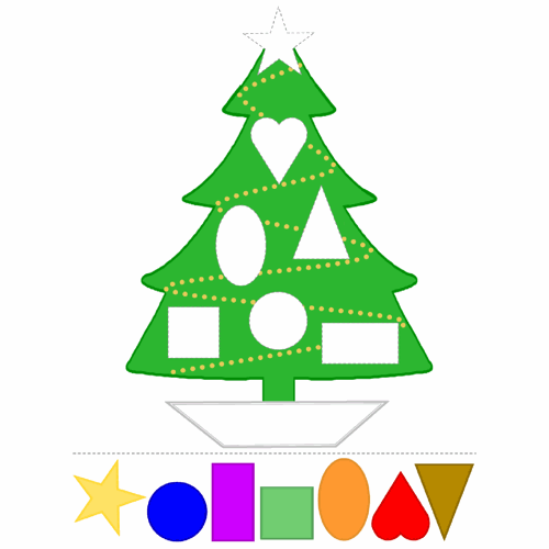 Christmas trees printable activities for preschool and kindergarten