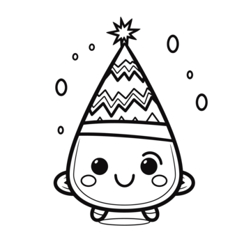 Cute christmas outline png transparent images free download vector files