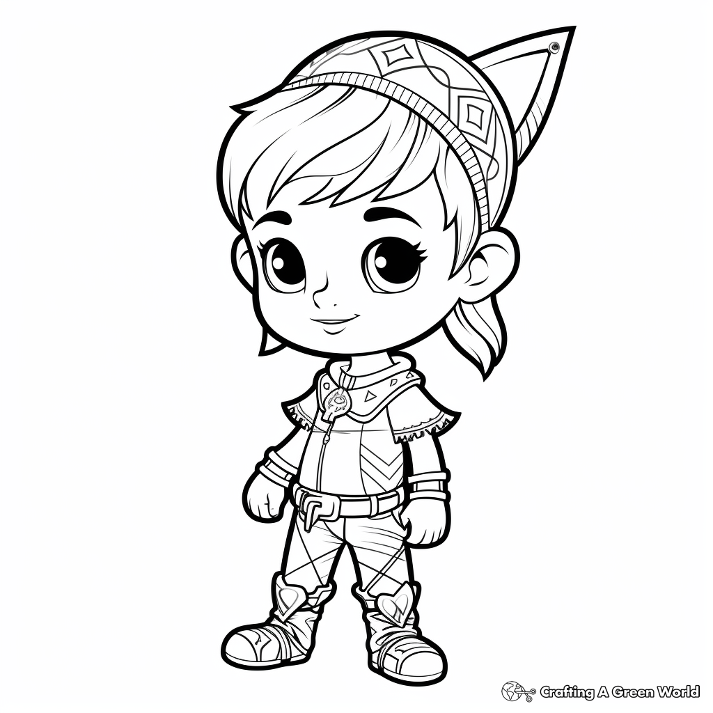 Elf on the shelf coloring pages