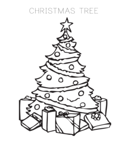 Christmas coloring pages playing learning