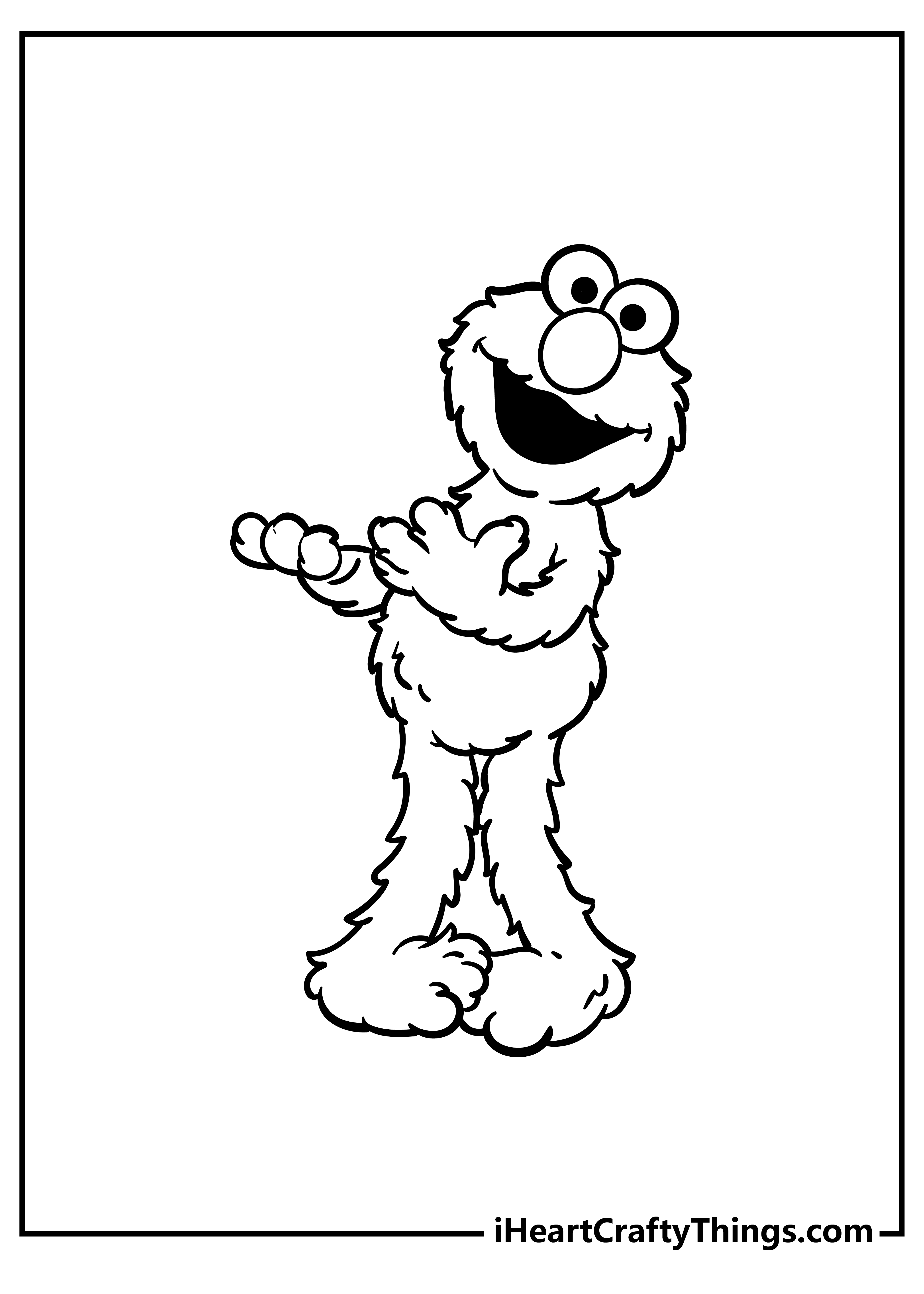 Elmo coloring pages free printables
