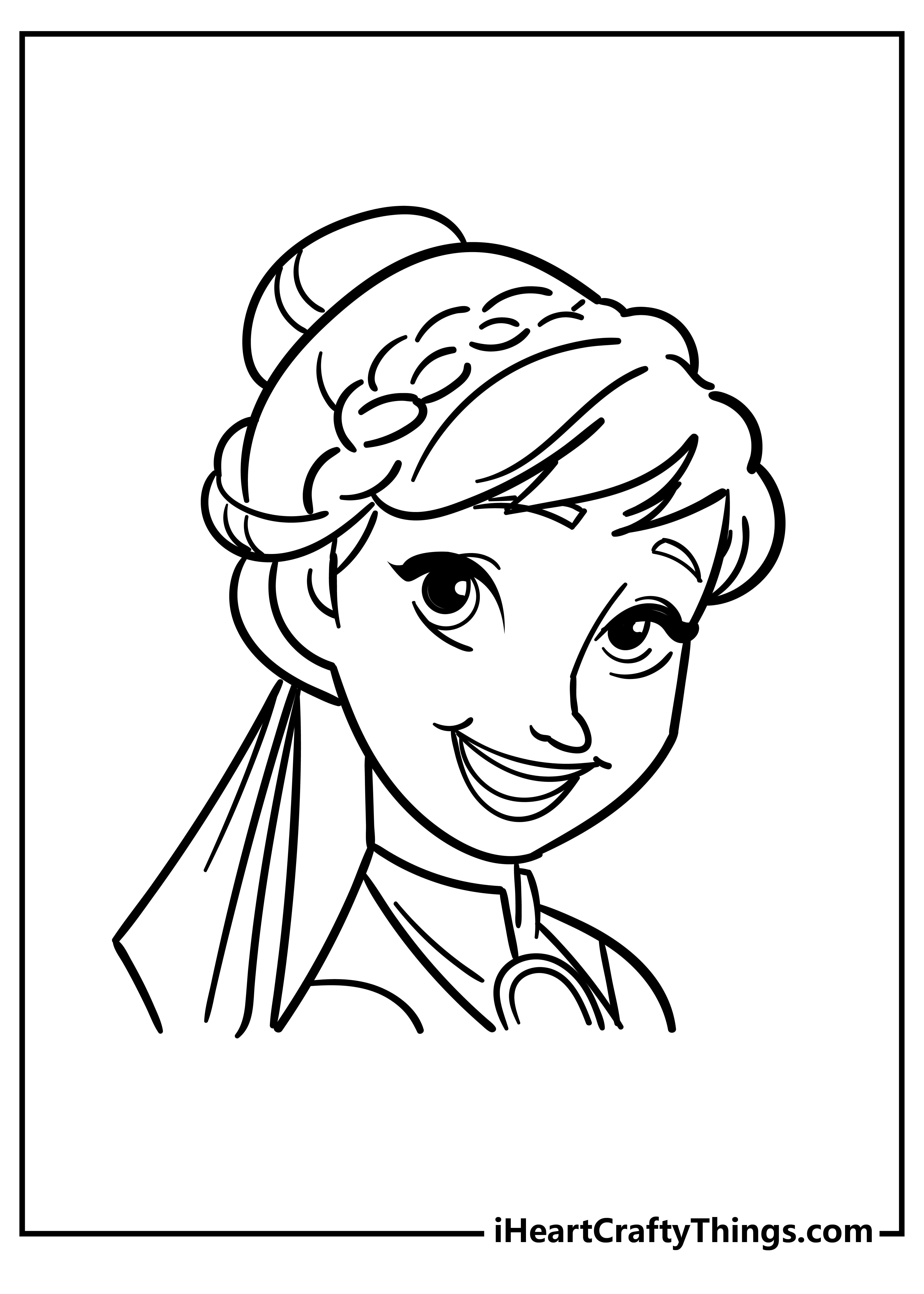 Anna coloring pages free printables