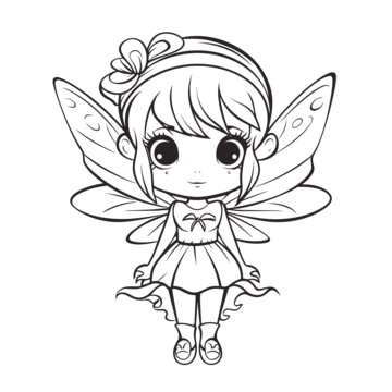 Easy fairy drawing png transparent images free download vector files