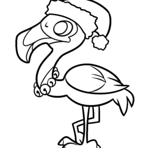 Flamingo coloring pages printable for free download