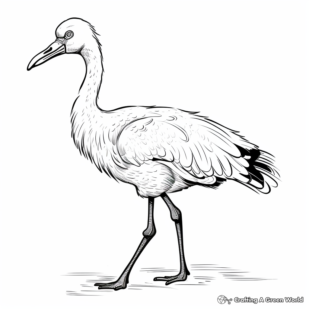 Flamingo coloring pages