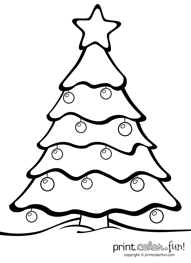 Download and prt your page here christmas tree template christmas tree outle christmas tree colorg page