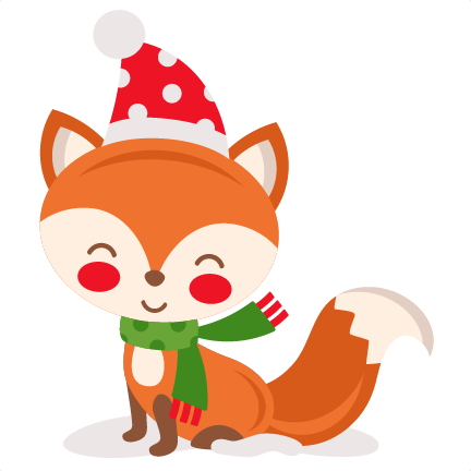 Christmas fox svg cuts scrapbook cut file cute clipart files for silhouette cricut pazzles free svgs free svg cuts cute cut files