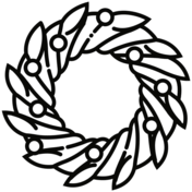 Christmas wreath coloring pages free coloring pages