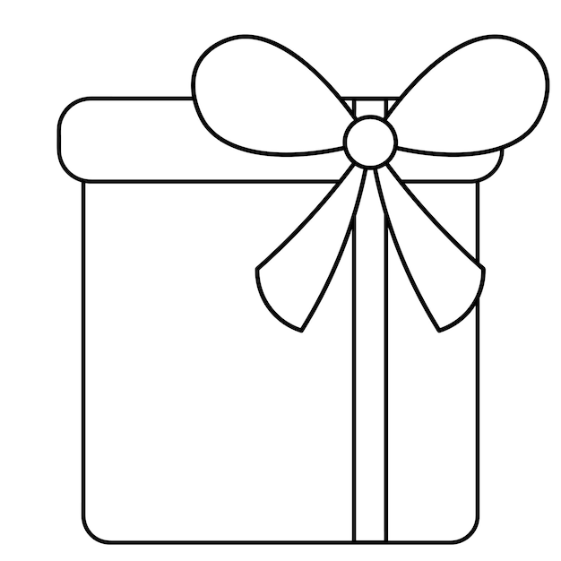 Page christmas presents coloring page images