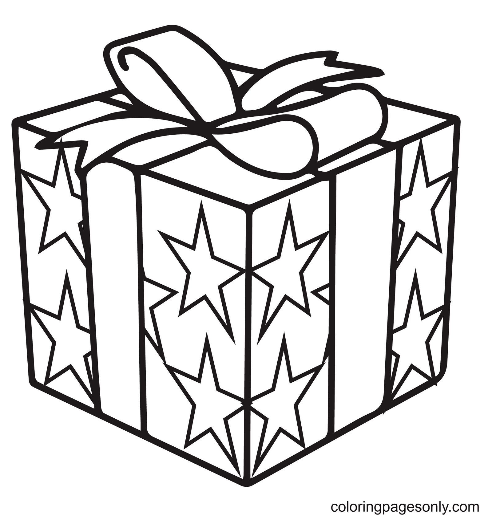 Christmas gifts coloring pages printable for free download