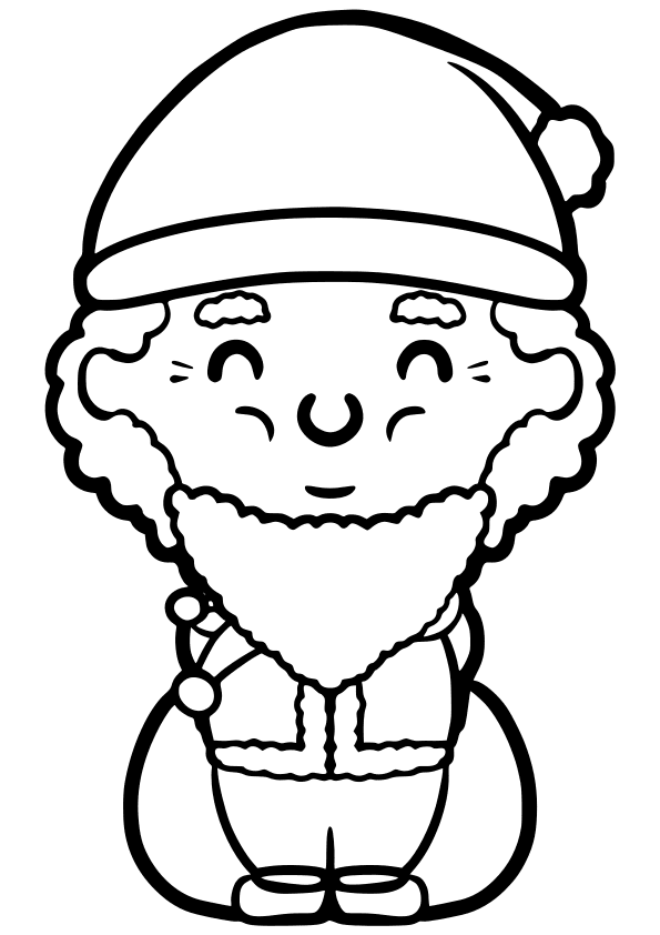 Santaclaus drawing for coloring page free printable nurieworld