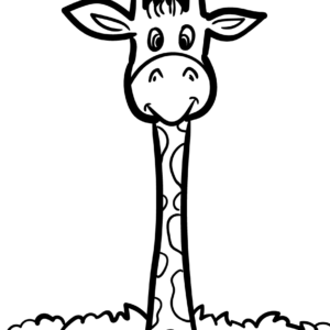 Giraffes coloring pages printable for free download