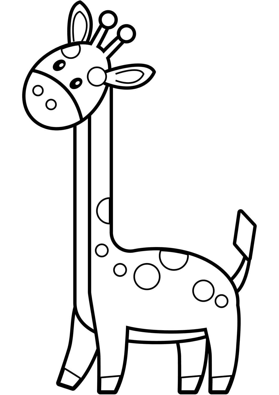 Giraffe printable template free printable papercraft templates