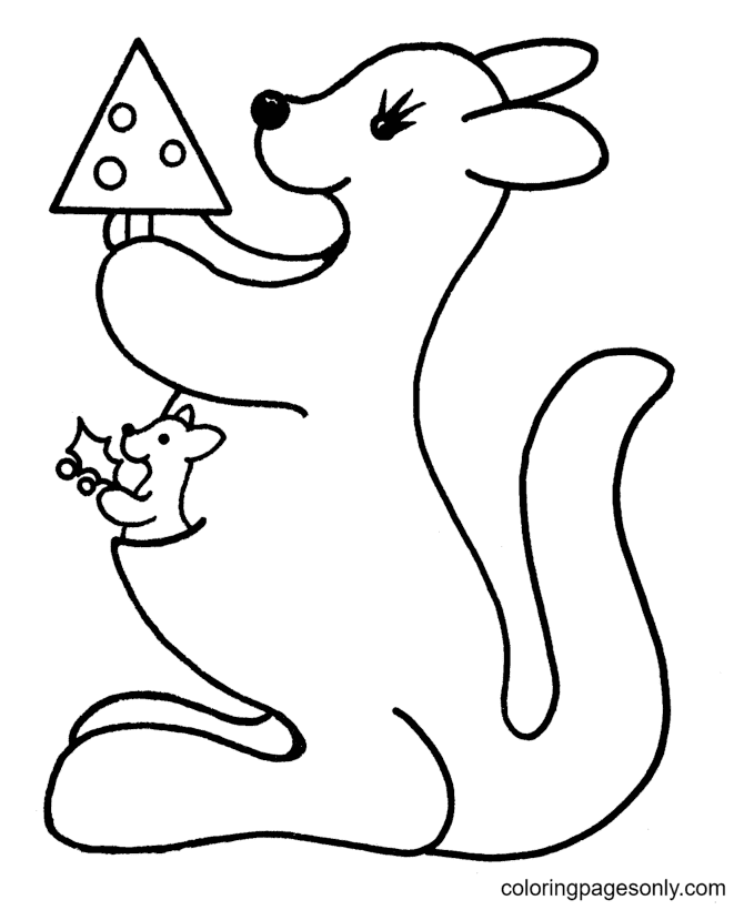 Cute christmas coloring pages