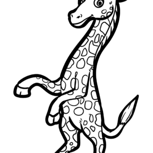 Giraffes coloring pages printable for free download