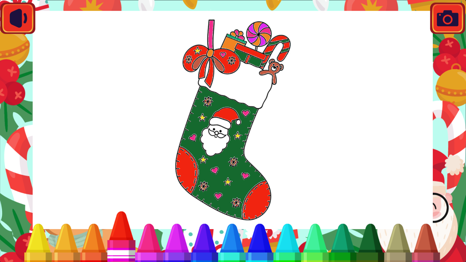 Ðï play christmas coloring book game free online christmas scene painting video game for kids