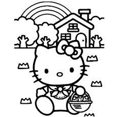 Top free printable hello kitty coloring pages online