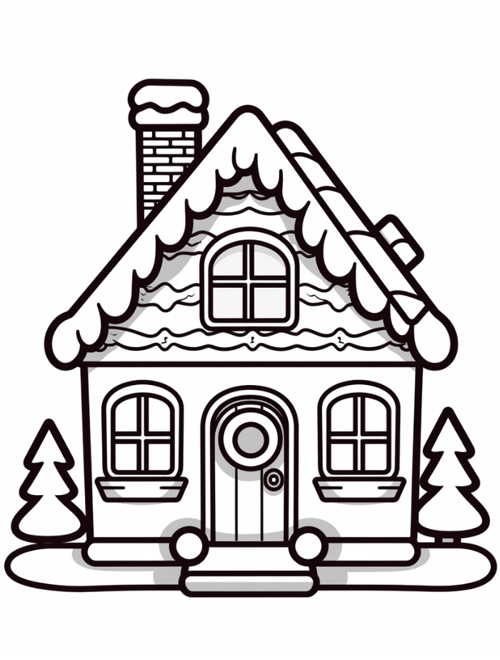 Christmas gingerbread coloring pages hue therapy