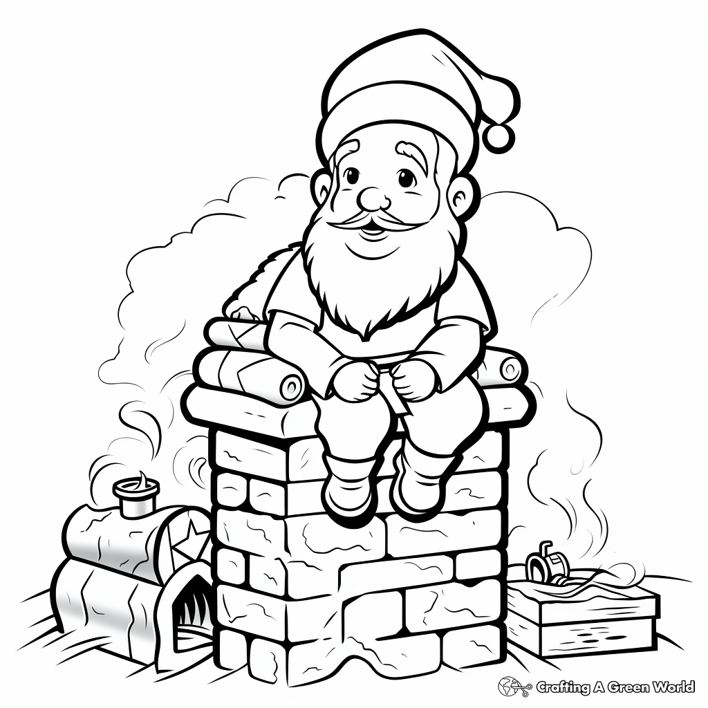 Santa coloring pages