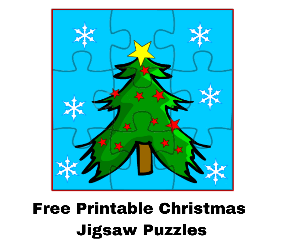 Free printable christmas jigsaw puzzles