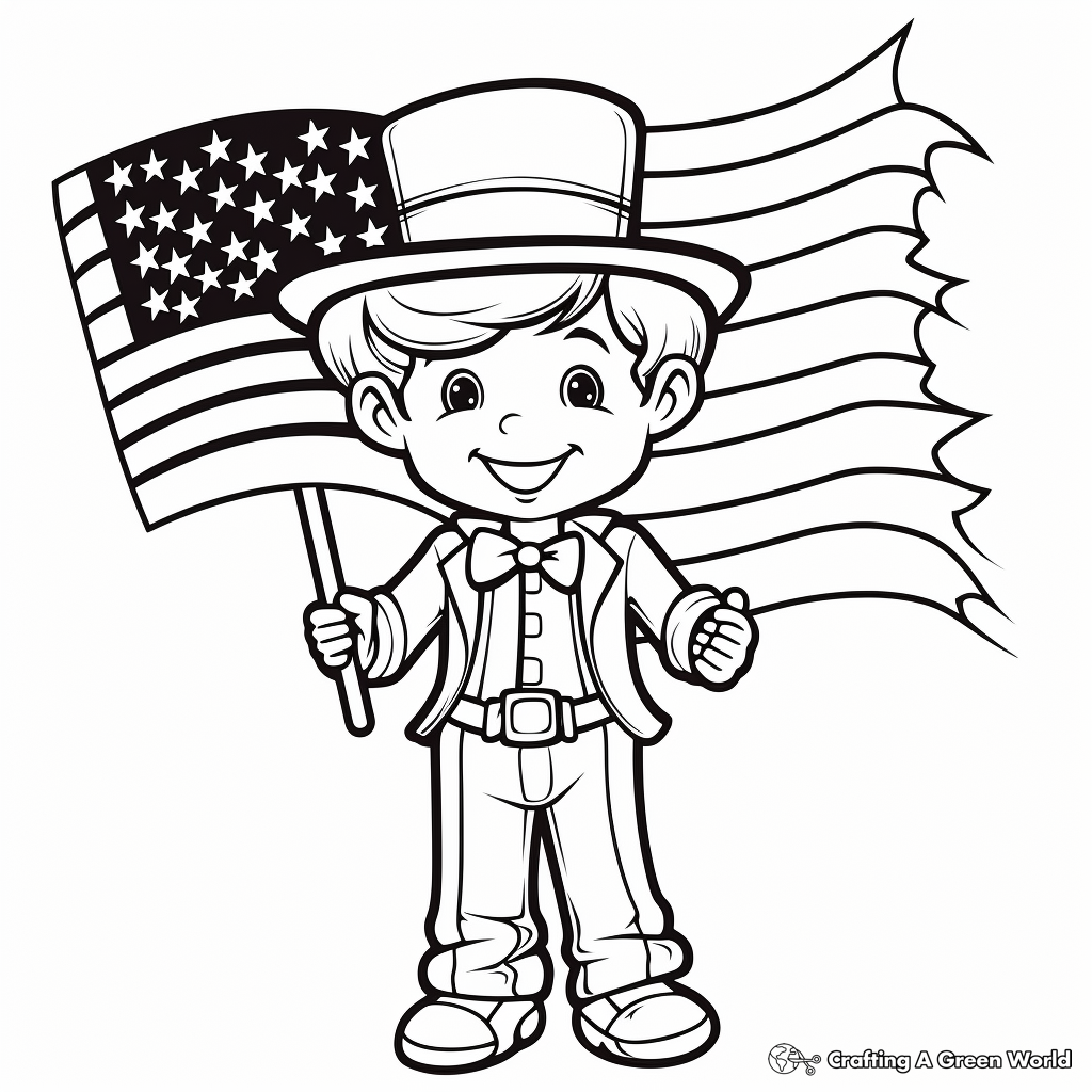 Patriotic coloring pages