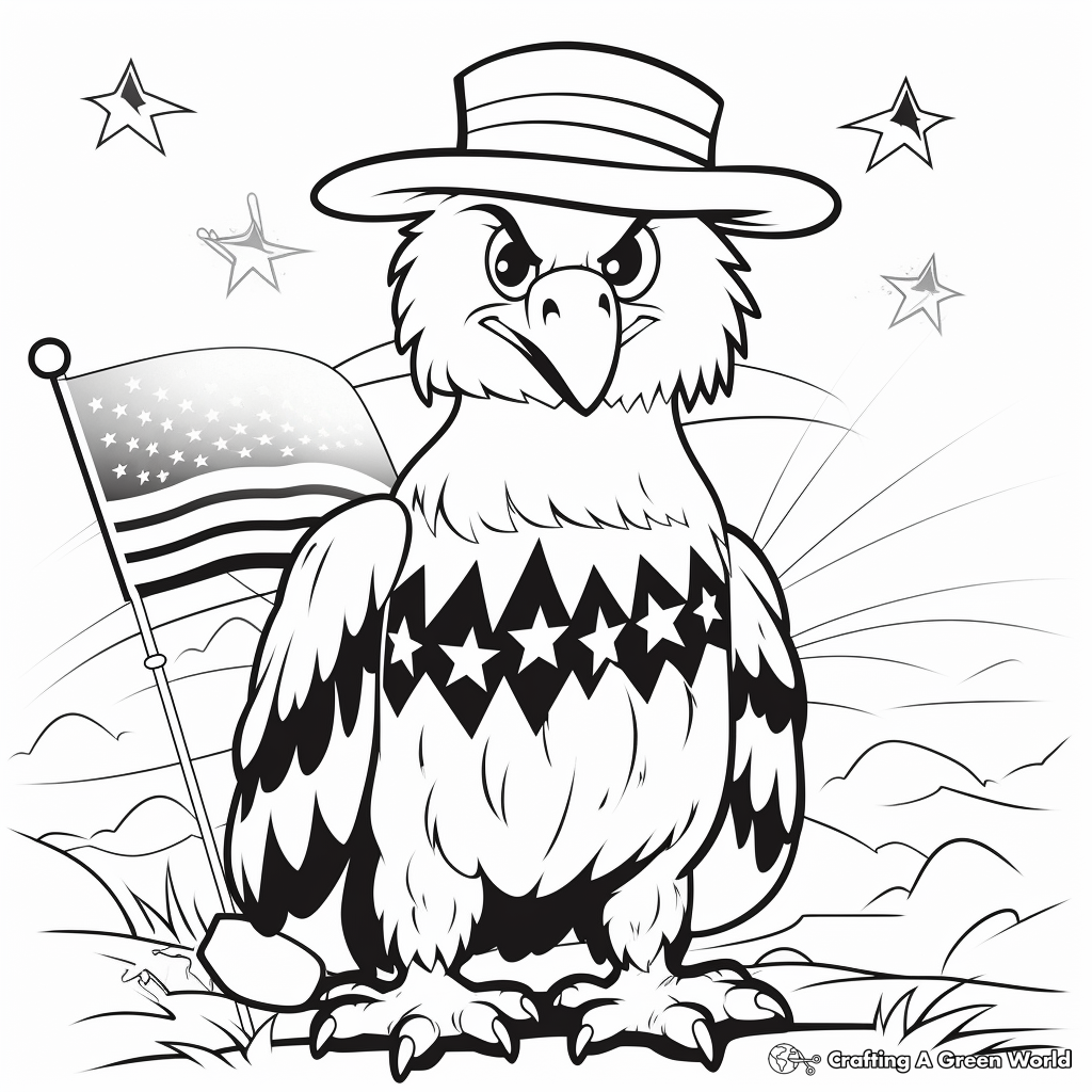 Fourth of july coloring pages