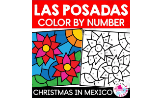 Las posadas color by number code addition christmas around the world mexico by teach simple