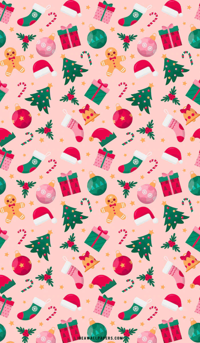 Download Free 100 + christmas iphone pink Wallpapers