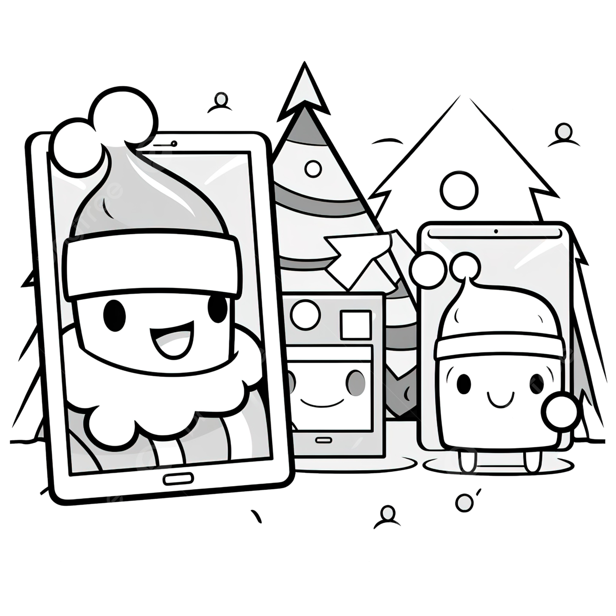 Kawaii christmas png transparent images free download vector files