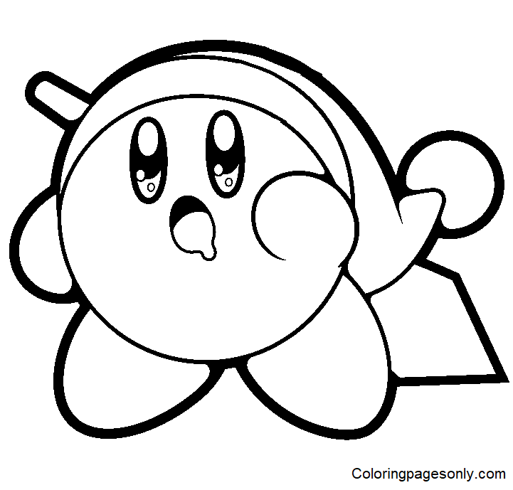 Kirby coloring pages