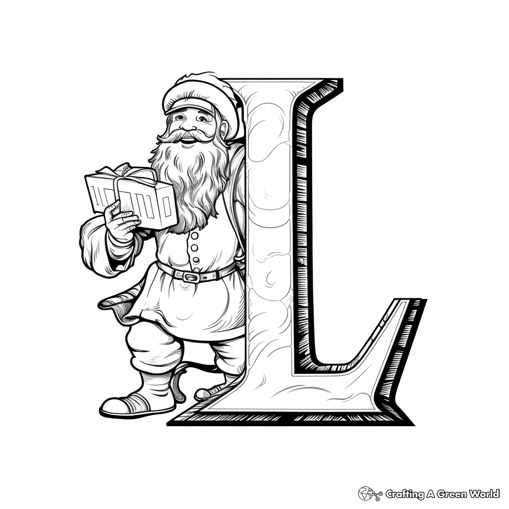 Letter l coloring pages