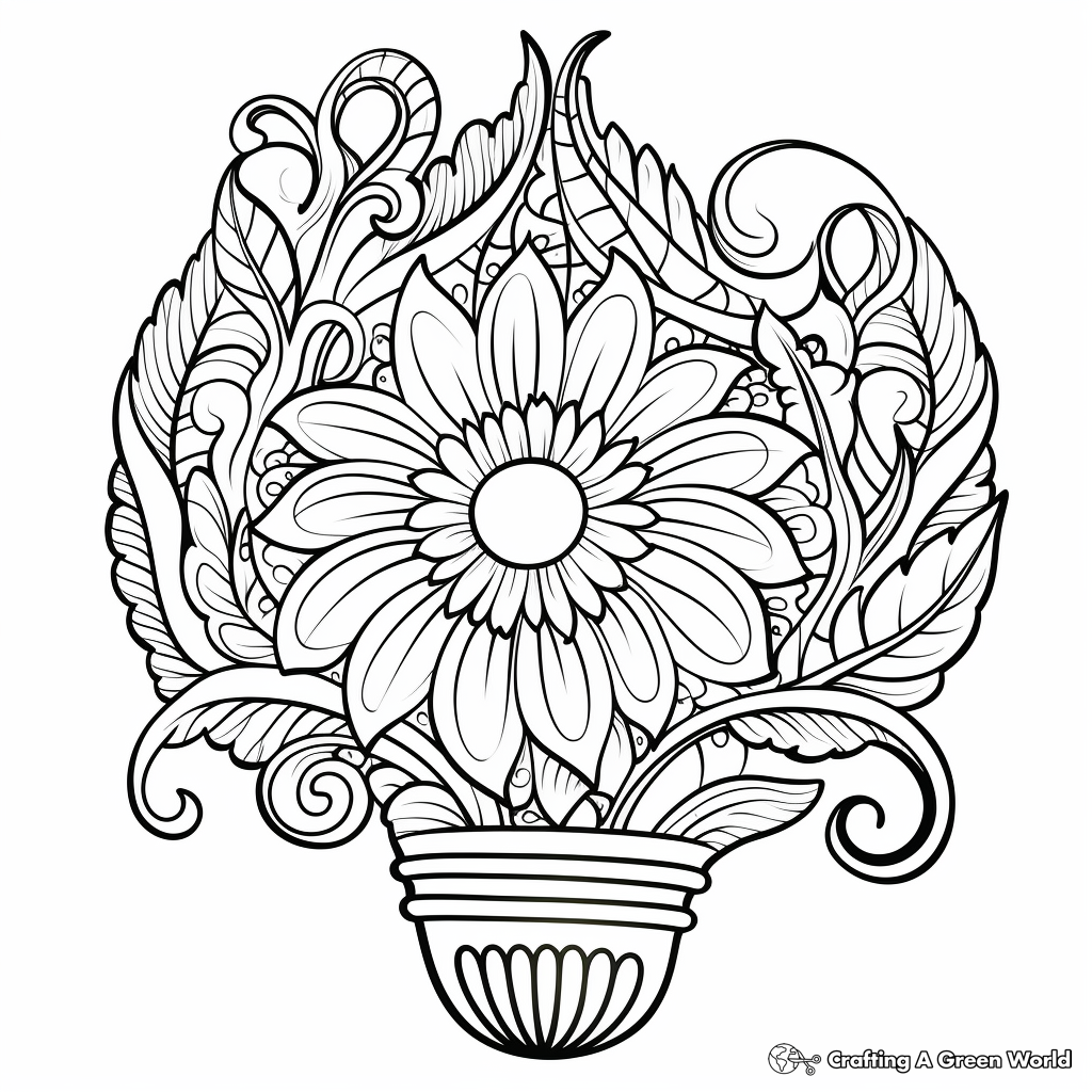 Christmas light coloring pages