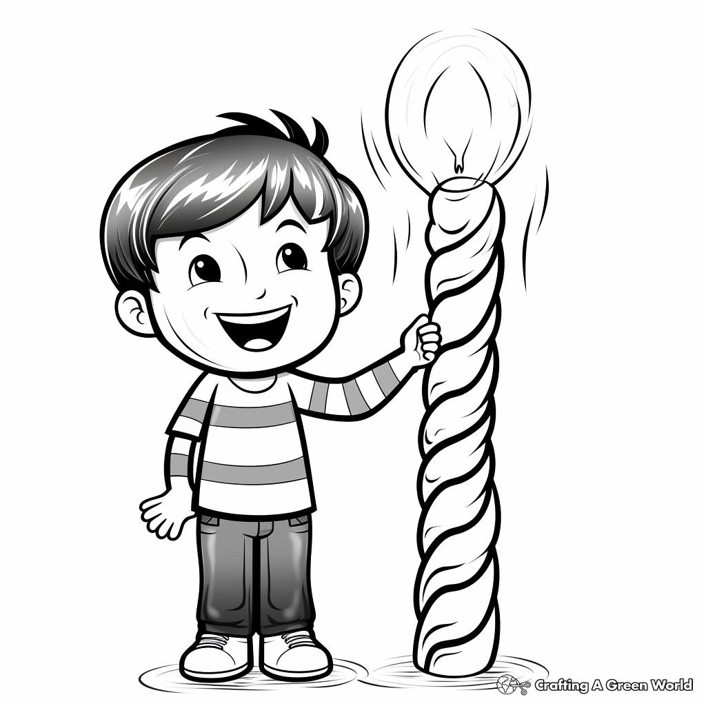 Christmas light coloring pages