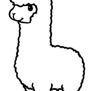 Llama coloring pages printable for free download