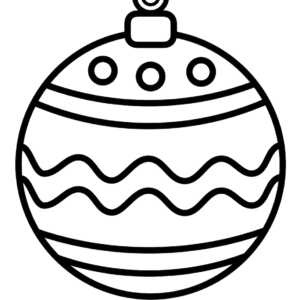 Christmas ornaments coloring pages printable for free download