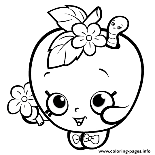 Print cute shopkins for girls coloring pages apple coloring pages cute coloring pages shopkin coloring pages