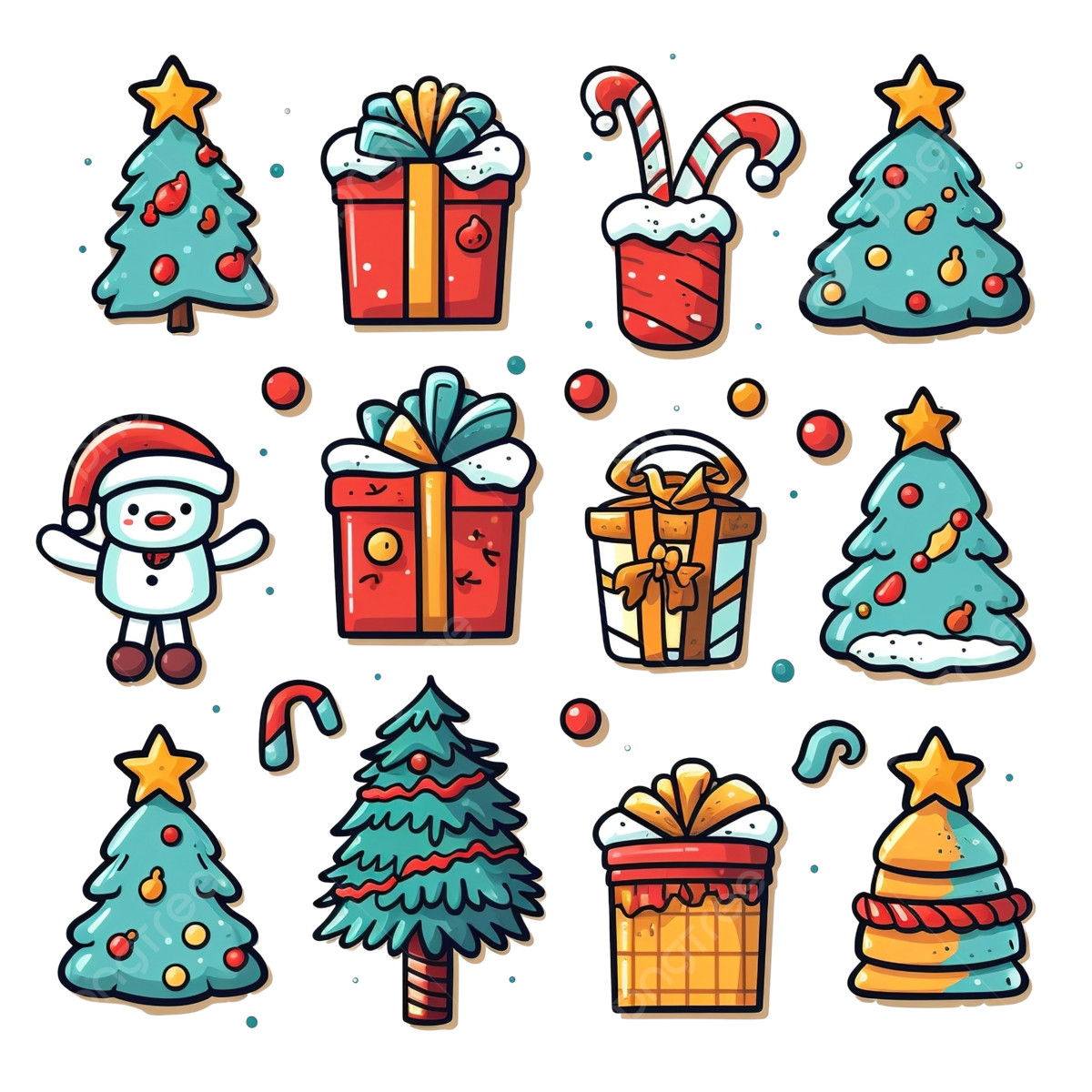 Merry christmas stickers doodle color vector collection christmas drawing merry christmas drawing stick drawing png transparent image and clipart for free download