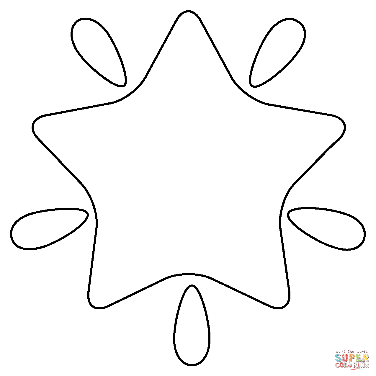 Glowing star emoji coloring page free printable coloring pages