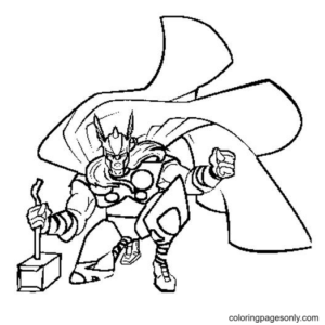 Thor coloring pages printable for free download