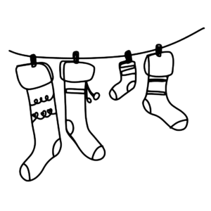 Socks coloring pages printable for free download