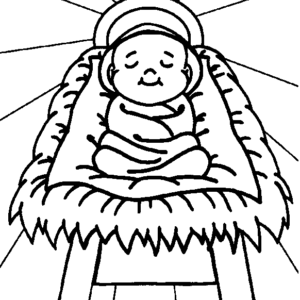 Religious christmas coloring pages printable for free download