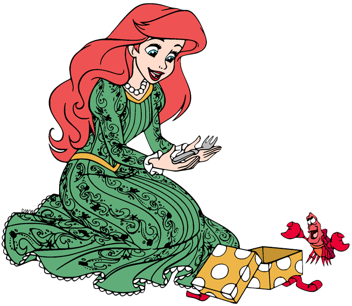 The little mermaid christmas clip art images disney clip art galore