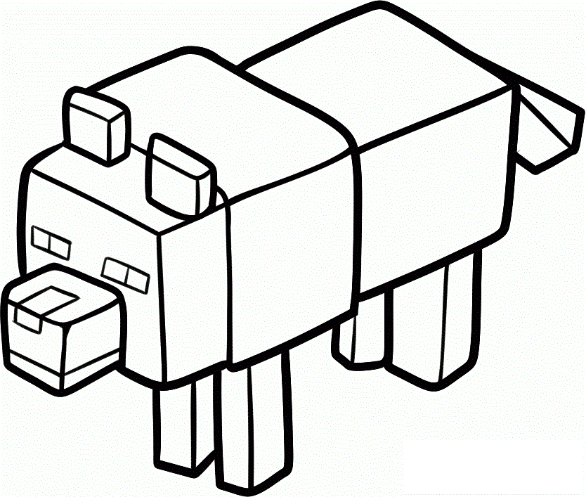 Minecraft coloring pages