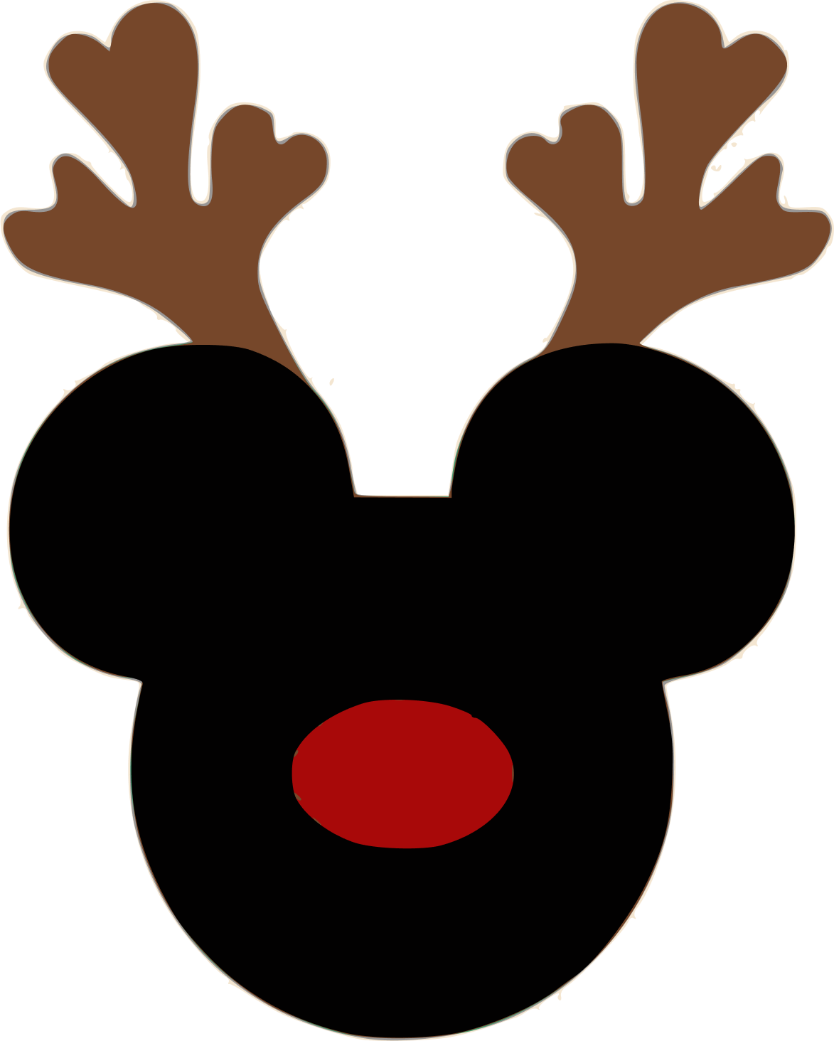 Mickey mouse christmas svg free â