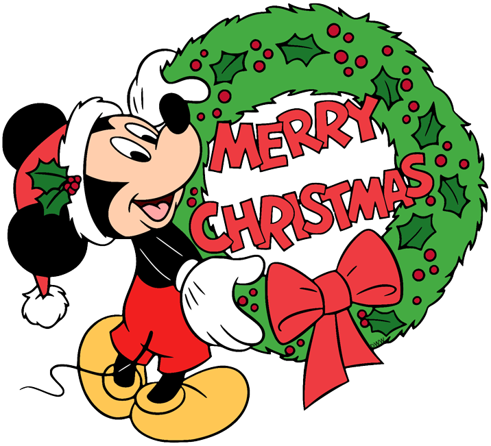 Mickey mouse christmas clip art disney clip art galore