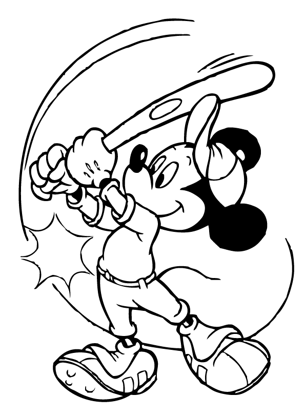 Free printable mickey mouse coloring pages for kids