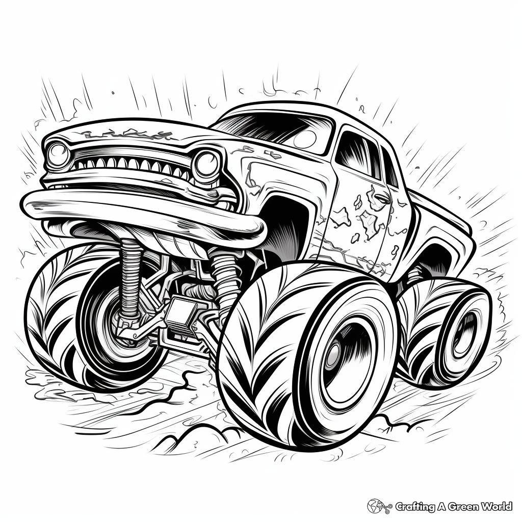 Truck coloring pages