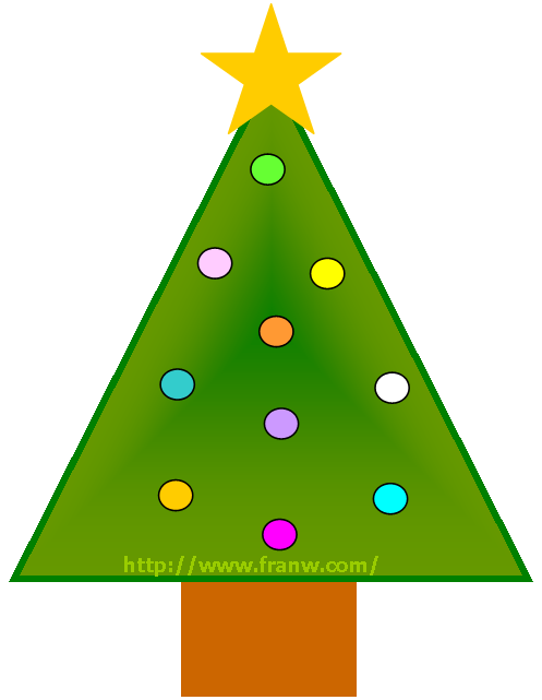 Triangle christmas tree craft fun ways to use them â