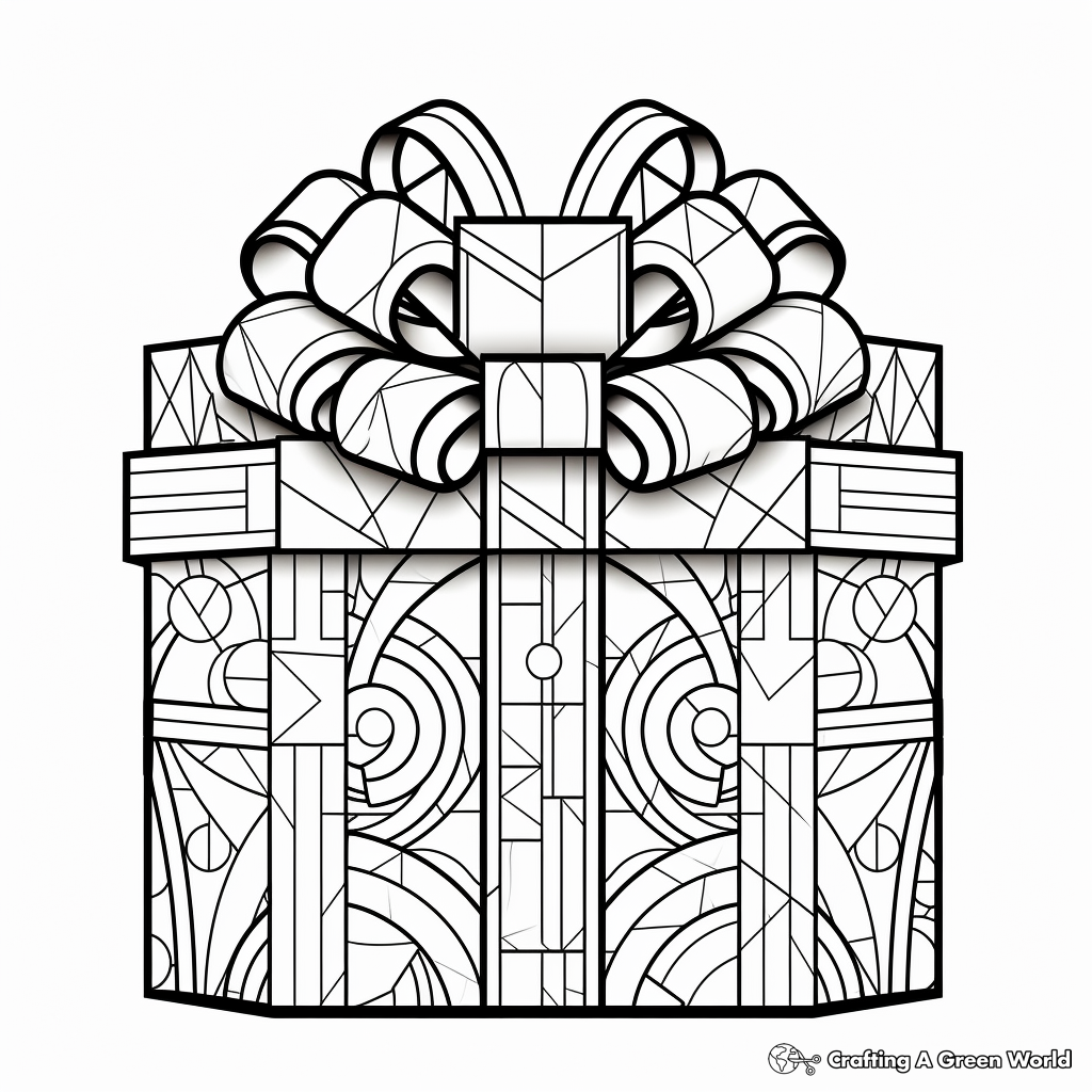 Present coloring pages